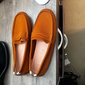 Rothy's Woman’s Vibrant Orange Slip-Ons